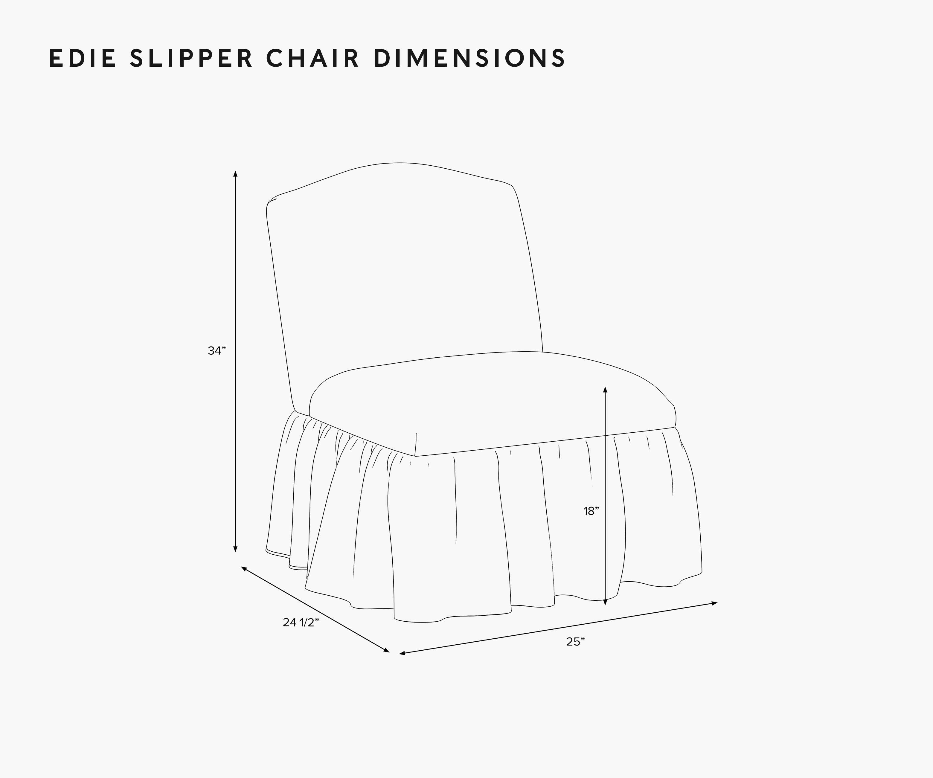 Edie Slipper Chair - Dahlia