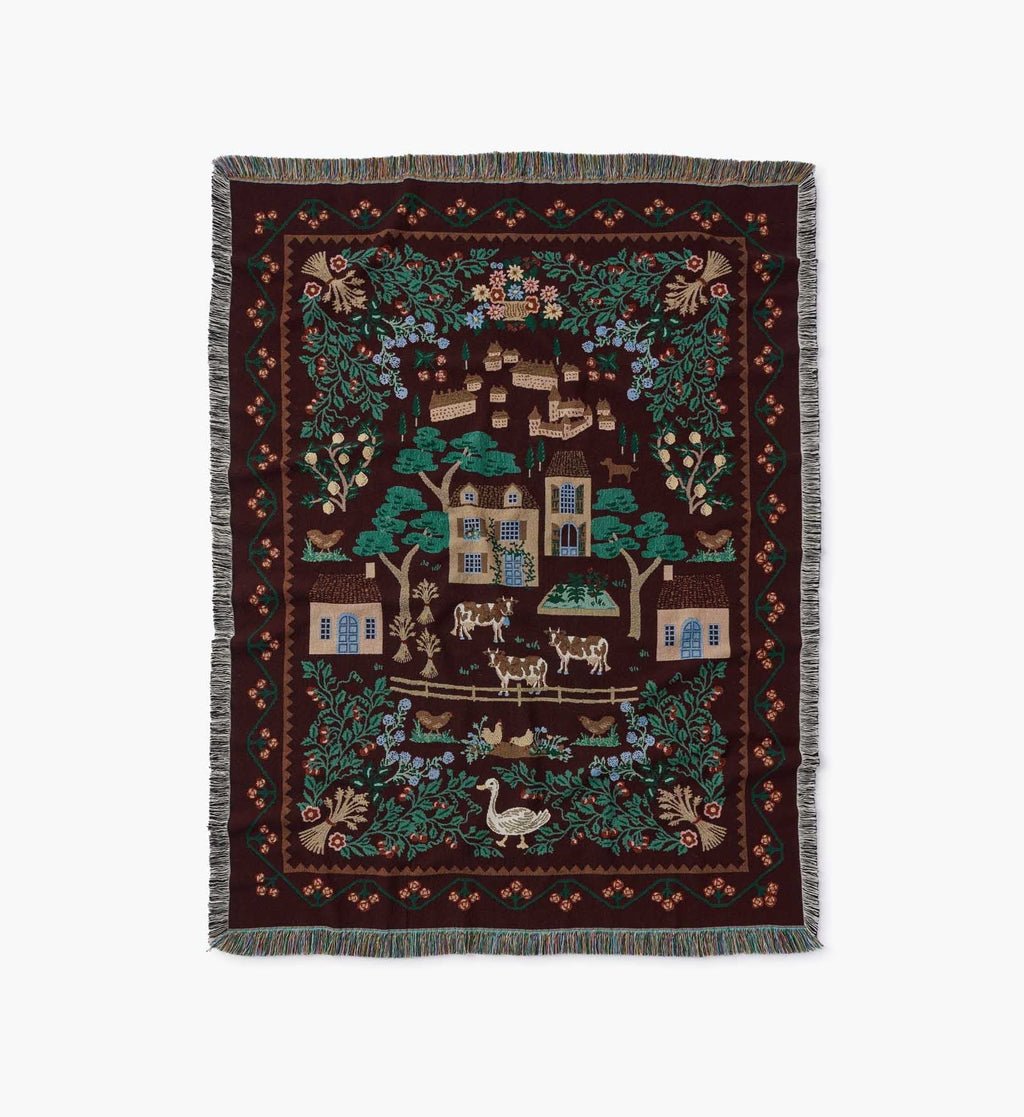 Woven Blanket - Country Farm