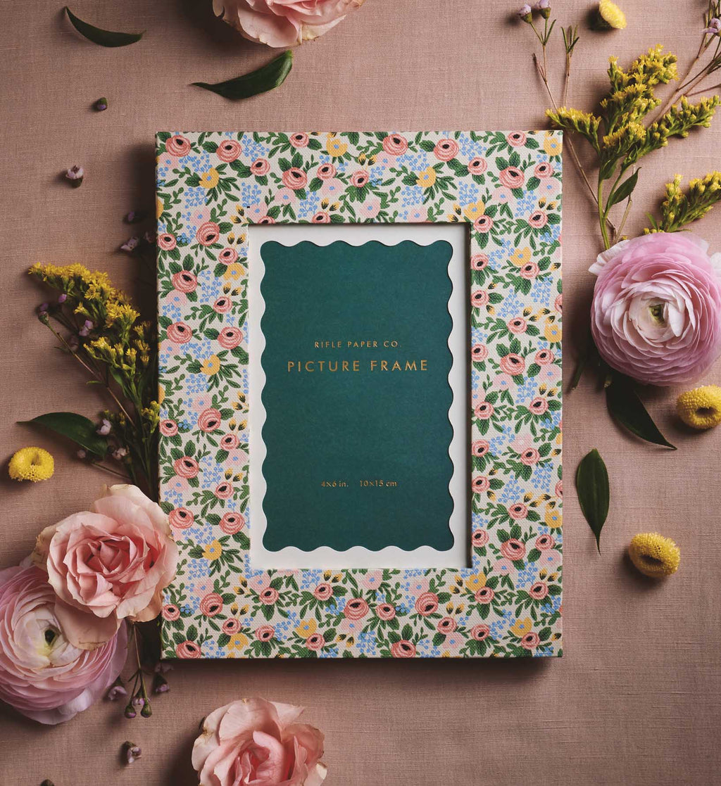 Paper Wrapped Picture Frame - Rosa